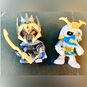 Lot of 2 treasure x king gold figures moose toys skeleton figures Funco pop